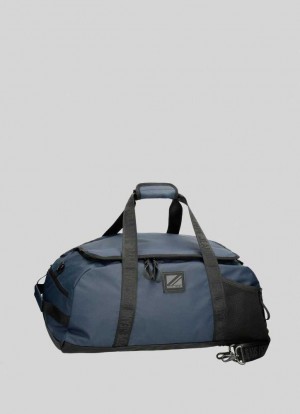 Bolsas & Mochilas Pepe Jeans Combined Fabric Travel Bag Hombre Azules | 958XGFNYI