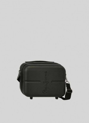 Bolsas & Mochilas Pepe Jeans Hard-shell Abs Toilet Bag Hombre Negras | 324MFRKZU