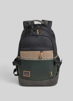Bolsas & Mochilas Pepe Jeans Multipurpose Travel Backpack Hombre Verde | 546EYCODN