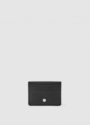 Bolsas & Mochilas Pepe Jeans Printed Lining Cuero Card Holder Hombre Negras | 186SCRPDU