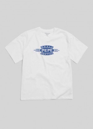 Camiseta Pepe Jeans Limited Edition Heritage T-shirt Hombre Blancas | 845HWYKXR