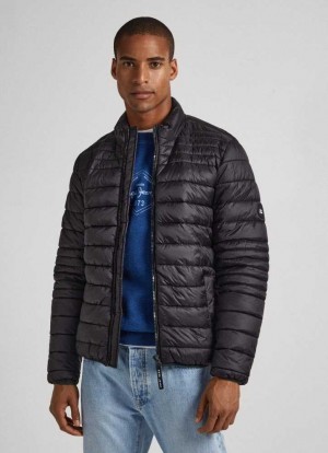 Chaqueta Pepe Jeans Nylon Puffer Jacket Hombre Negras | 892FXADUQ