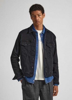Chaqueta Pepe Jeans Regular Fit Gymdigo Denim Jacket Hombre Azules | 301RHCSWV