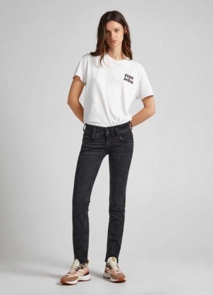 Denim Pepe Jeans Gen Midrise Regular Fit Jeans Mujer Azules | 178TMSIBH