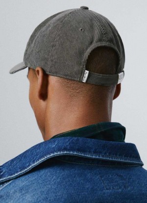 Gorras Pepe Jeans Basic Corduroy Cap Hombre Verde Oliva Verde | 415QFCZYN