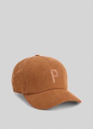 Gorras Pepe Jeans Basic Corduroy Cap Hombre Naranjas | 206GQIVSU