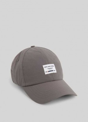Gorras Pepe Jeans Nylon Cap With Printed Logo Hombre Verde Oliva Verde | 104FJQRPN