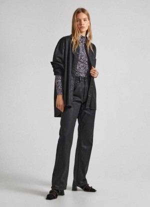 Jeans Pepe Jeans High-rise Directo Fit Jeans Mujer Azules | 049RYUJLV