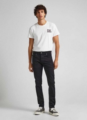 Jeans Pepe Jeans Low-rise Flaco Fit Jeans Hombre Azules | 016CKJFOW