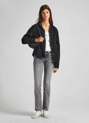 Jeans Pepe Jeans Low-rise Slim Fit Jeans Mujer Azules | 153GJPVET