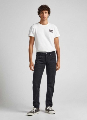 Jeans Pepe Jeans Low-rise Slim Fit Jeans Hombre Azules | 974HVCQBT