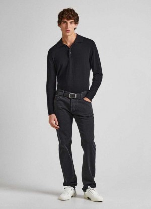 Jeans Pepe Jeans Mid-rise Directo Fit Jeans Hombre Azules | 318XMCIYK