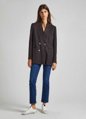 Jeans Slim Pepe Jeans Low-rise Slim Fit Jeans Mujer Azules | 801RXQVIM