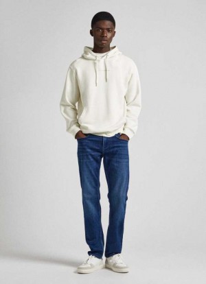 Jeans Slim Pepe Jeans Mid-rise Slim Fit Jeans Hombre Azules | 091HCDMPE