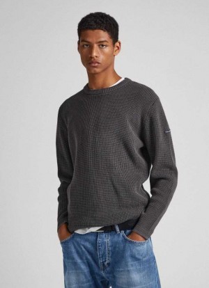Jerséis Pepe Jeans Crew Neck Sweatshirt Hombre Gris | 316JNLWOT