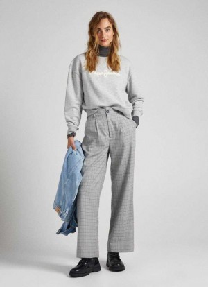 Pantalones Pepe Jeans Directo Checked Trousers Mujer Multicolor | 651WTNMRO