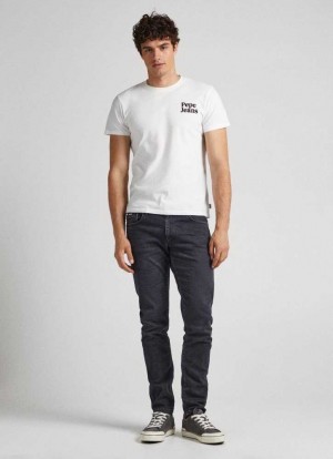 Pantalones Pepe Jeans Stanley Five-pocket Trousers Hombre Gris | 810NCVWSO