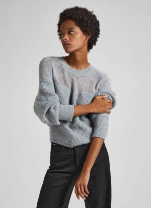Prendas De Punto Pepe Jeans Crew Neck Knit Jumper Mujer Verde | 169LWIVZY