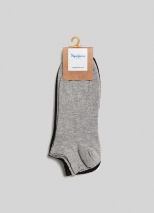 Ropa Interior Pepe Jeans 3-pack Ankle Socks Hombre Multicolor | 976TFRDIO