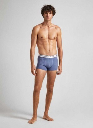 Ropa Interior Pepe Jeans 3-pack Mixed Boxers Hombre Azul Marino | 150WXLQHK