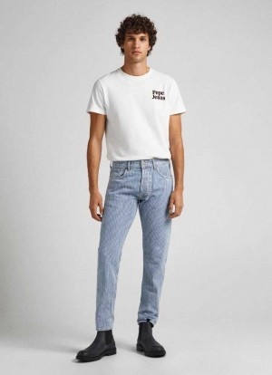 Trends Pepe Jeans Callen Relaxed Fit Mid-rise Jeans Hombre Azules | 315DUCEOH