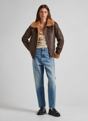 Trends Pepe Jeans Willow Tapered Fit High-rise Jeans Mujer Azules | 260MDRYSH