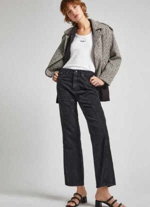 Vaqueros Acampanados Pepe Jeans High-rise Flare Fit Jeans Mujer Azules | 870KZGMRS