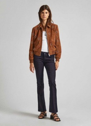 Vaqueros Bootcut Pepe Jeans Low-rise Bootcut Fit Jeans Mujer Azules | 298QRJHPK