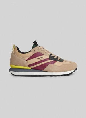 Zapatillas Pepe Jeans Foster Heat Combination Shoes Hombre Blancas | 831WQODXL