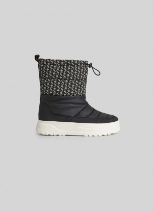Zapatillas Pepe Jeans Kore Zet Snow Boots Mujer Negras | 693XZQKRG