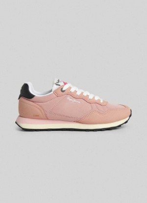 Zapatillas Pepe Jeans Natch One Correr Shoes Mujer Beige | 492ODYKUP